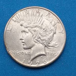 lot 17 image: 1926-S Peace Silver Dollar