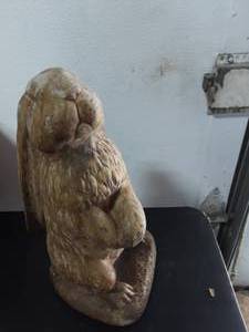 lot 3 image: 15 Cement Rabbit Statue