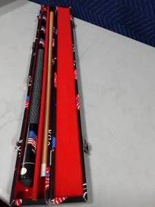 lot 58 image: USA 2-Piece Pool Cue With Case