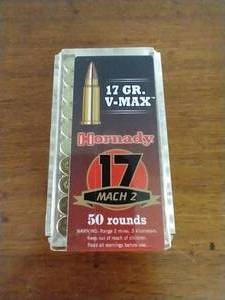 lot 6 image: 50 Rounds 17 V-Max Ammunition