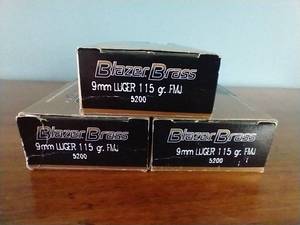 lot 9 image: 150 Rounds 9mm FMJ Ammunition