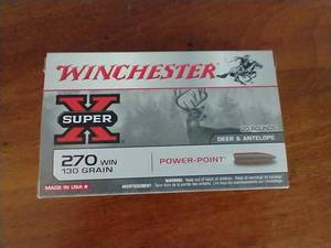 lot 24 image: 20 Rounds .270 Power Point Ammunition