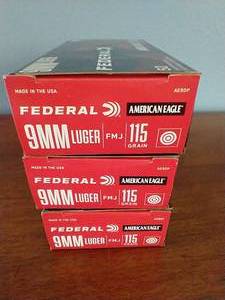 lot 42 image: 150 Rounds 9mm FMJ Ammunition