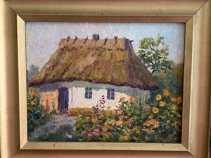 lot 3 image: Oil on Canvas by Vladimir Mikhailovich Rudenko