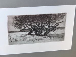 lot 6 image: Framed Etching by Michael Gordeevich Deregus