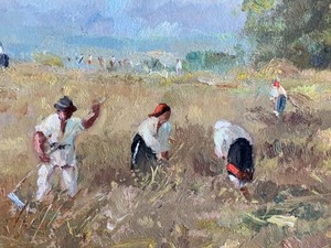lot 10 image: Oil on Canvas Painting