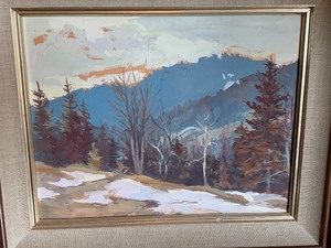 lot 24 image: Scenic Oil on Canvas by Nicholas Antochy