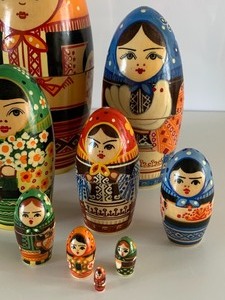 lot 37 image: Matroshka Stacking Doll