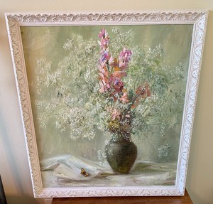 lot 72 image: Framed Oil  on Canvas Still Life