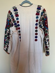 lot 74 image: Linen Embroidered Dress