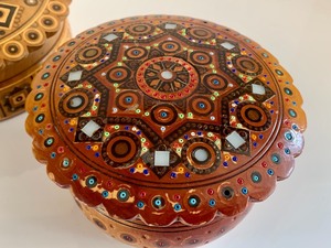 lot 144 image: Two Rizba Wooden Boxes w Inlay Design