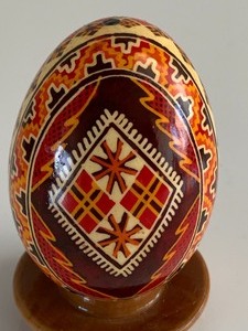 lot 317 image: Single Ukrainian Easter Egg