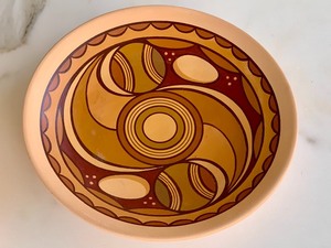 lot 304 image: Ukrainian Pottery in Trypillian Period Style - Three PlattersPlates by Svitlana Kobetz