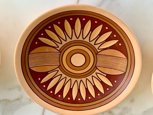 lot 302 image: Three PlattersPlates Ukrainian Pottery in Trypillian Period Style by Svitlana Kobetz