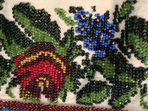 lot 258 image: Ladies Dress with Stunning Beadwork- Bukoyva Region