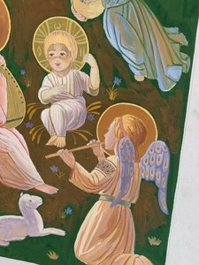 lot 255 image: Two Religious Unframed Original Works of Art