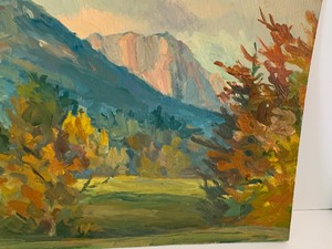 lot 248 image: Unframed Landscape Oil on Board by Mykola (Nicholas) Antochy