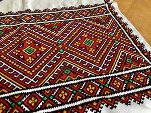 lot 147 image: Two Embroidered Ukrainian Textiles