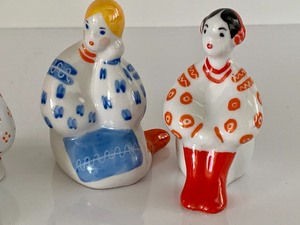 lot 204 image: Four Porcelain Figurines (USSR)