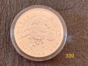 lot 339 image: 1999 Russian 10 Hryvnia Coin- Petro Doroshenko (Proof)