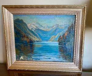 lot 26 image: Beautiful Landscape Oil Painting