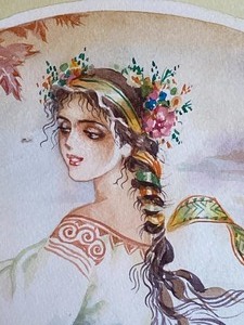 lot 140 image: Beautiful Watercolor Painting by Nadia Starovoytova