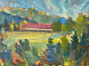lot 213 image: Unframed Landscape Art by Nicholas Antochy