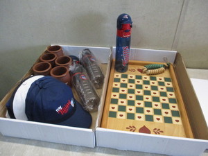 Wooden Checkers Boards, Twins and Baseball Memorbilia