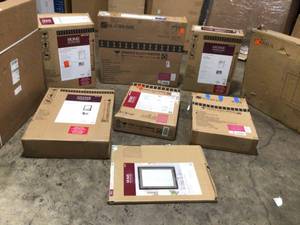 lot 1 image: Lot of assorted mirrors and medicine cabinets Customer returns see all pictures