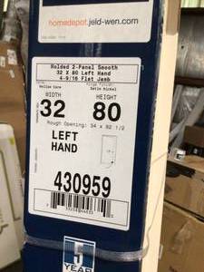lot 18 image: Lot of 3 Doors various sizes and colors Customer returns see all pictures