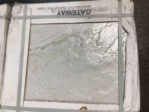 lot 21 image: 9 boxes of Emser Gateway Avorio Matte 12.99 in. x 12.99 in. Porcelain Floor and Wall Tile (12.892 sq. ft.  case) see all pictures