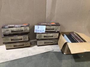 lot 45 image: Lot of 7 Ivy Hill Tile Appaloosa Black 3 in. x 18 in. Porcelain Floor and Wall Tile (10.76 sq. ft.Case) customer returns see all pictures