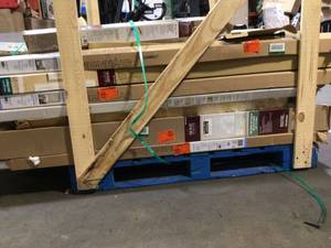 lot 48 image: Assorted pallet of blinds customer returns see all pictures various sizes and brands (mixed)