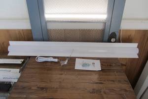 lot 92 image: 4 ft. 64-Watt Equivalent Integrated LED White Shop Light Linkable 3200 Lumens 4000K Bright White 5 ft. Cord Included