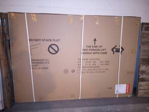 lot 132 image: 48 High x 72 Wide Erasable Melamine Marker Boards Anodized Aluminum, Includes Mounting Kit