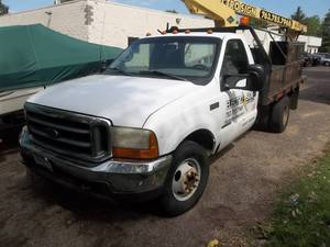 1999 Ford F-350 Boom Truck With Lift