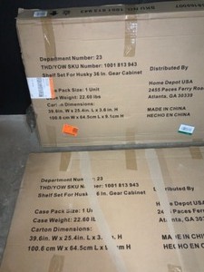 HUSKY 36 IN. & 46 IN. PEGBOARDS. SEE PICTURES