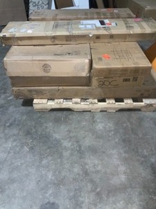 ASSORTED SHELVING, STORAGE, AND MEDIA TABLE. VARIOUS CONDITIONS. SEE PICTURES