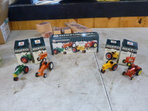 lot 123 image: Ertl Historical 4 Piece Tractor Collection