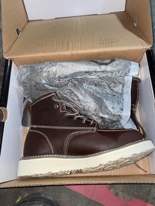 DICKIES Mens Trader 6 in. Work Boots - Steel Toe - BURGUNDY Size 7(M). See Pictures