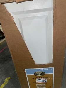 HAMPTON BAY Benton Assembled 12x30x12 in. Wall Cabinet in White. See Pictures