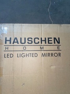 HAUSCHEN 32x40 inch LED Lighted Bathroom Wall Mounted Mirror with High LumenCRI 95. See Pictures