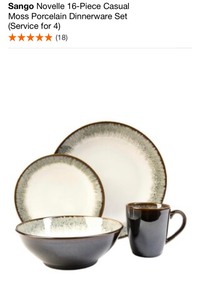 Assorted NEW Dinnerware Set, Plates, Cups & Mugs. See Pictures