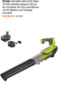 Assorted Outdoor Ryobi Lawn Power Tools. Various Conditions. See Pictures