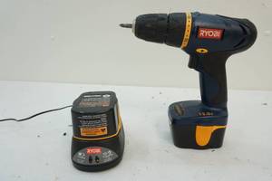 lot 56 image: Ryobi drill, battery, charger