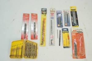 lot 89 image: Drill bits, snap knives