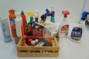 lot 157 image: Household cleaners, baking