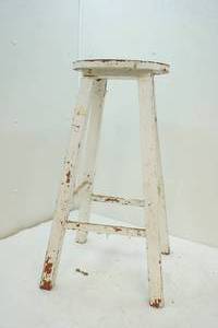 lot 169 image: Vintage wooden stool