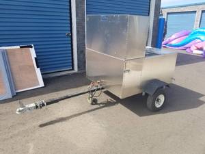 Concession Trailer with Umbrella