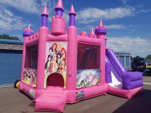 5 in 1 Dry Slide Combo with Basket Ball Hoop